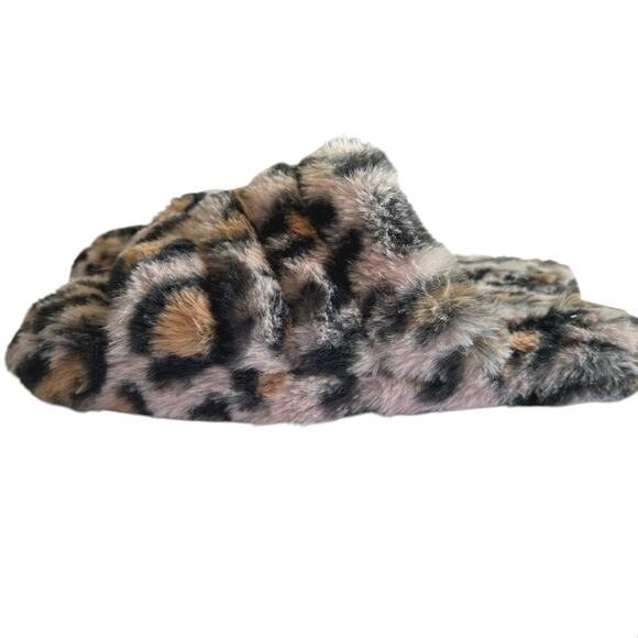 Steve Madden Women Fuzzy Animal Plush Pink Slippers Y2K Mobwife Size Medium 7/8 - Picture 2 of 8
